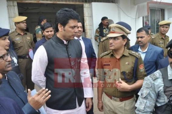 Tripura demands immediate resignation of Biplab Deb, a failed Home Minister Tripura demands immediate resignation of Biplab Deb, a failed Home Minister